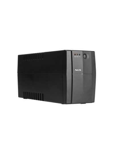 Sai ngs fortress 1200 v3 bateria 800 va con 2 tomas corriente schuko plug off line ups 480w funcion avr