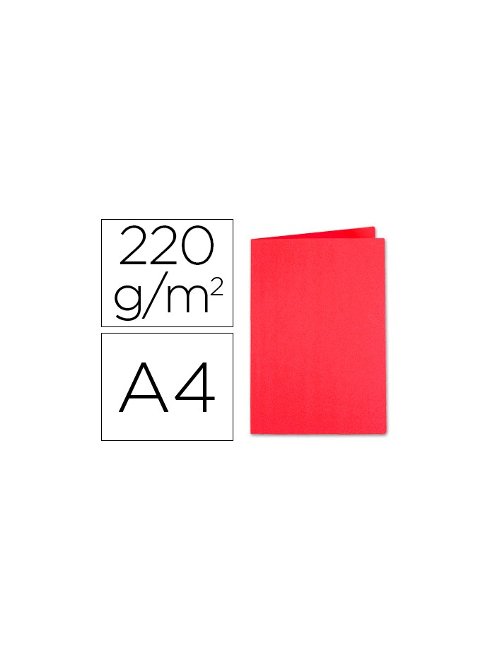 Subcarpeta cartulina exacompta din a4 rojo 220 gr Subcarpeta cartulina exacompta din a4 rojo 220 gr