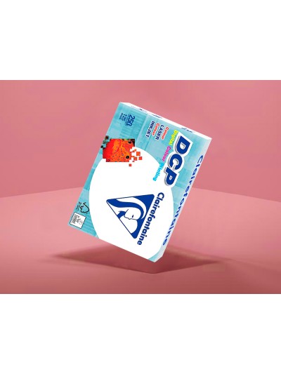 Papel fotocopiadora clairefontaine din a4 250 gramos paquete de 125 hojas