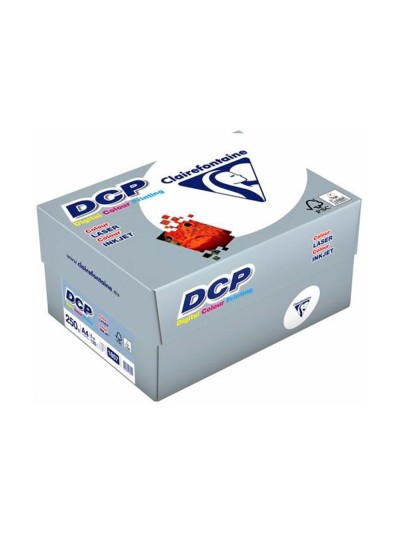 Papel fotocopiadora clairefontaine din a4 250 gramos paquete de 125 hojas