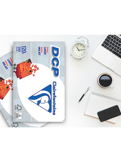 Papel fotocopiadora clairefontaine din a3 120 gramos paquete de 250 hojas