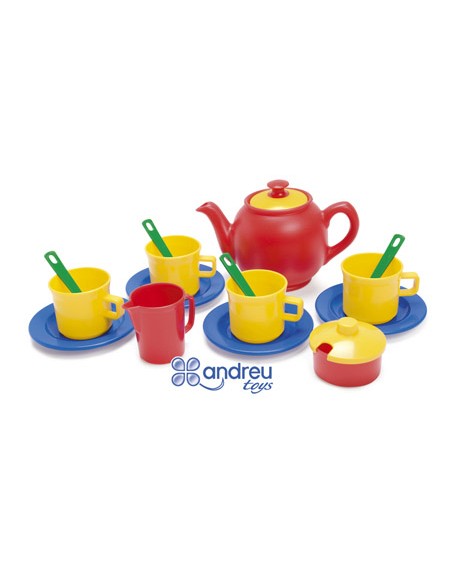 Juego dantoy te 4 servicios 17 piezas 12x18,5x19 cm
