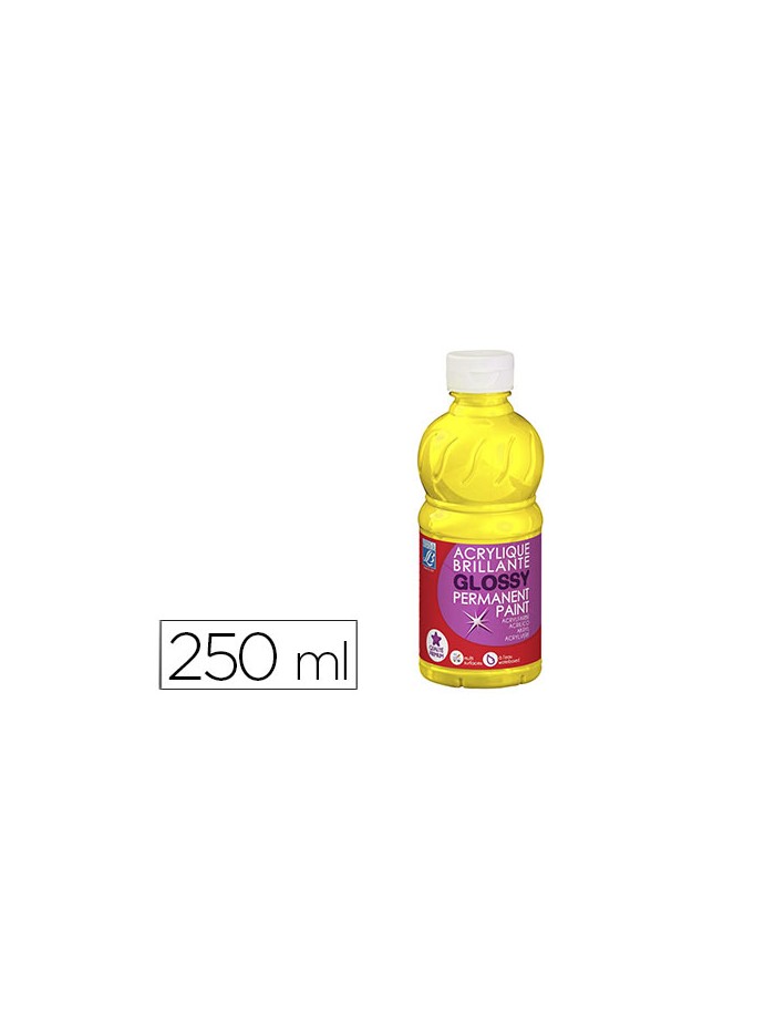 Pintura acrilica l&b brillo amarillo primario bote de 250 ml Pintura acrilica l&b brillo amarillo primario bote de 250 ml