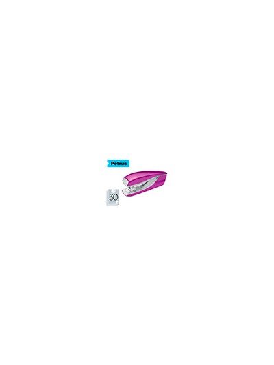 Grapadora petrus mod 635 petrus wow purpura metalizada capacidad 30 hojas
