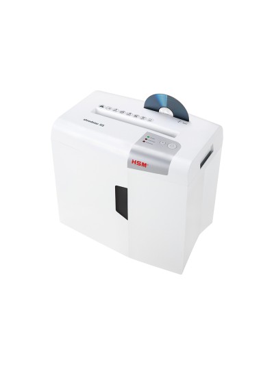 Destructora de documentos hsm shredstar x5 capacidad de corte 5 h en particulas destruye grapas clips cd y tarjetas