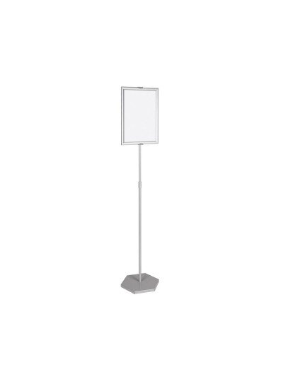 Expositor de pie bi-office para formatos a3 ajustable en altura 102 cm