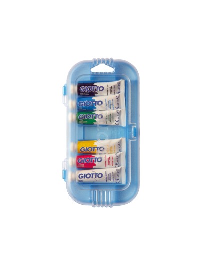 Tempera giotto 7,5 ml estuche 6 colores surtidos