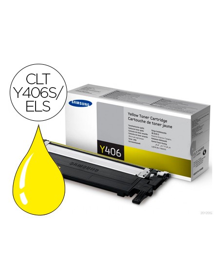 Toner samsung clp360/365 clx3300/3305 amarillo 1.000 pag