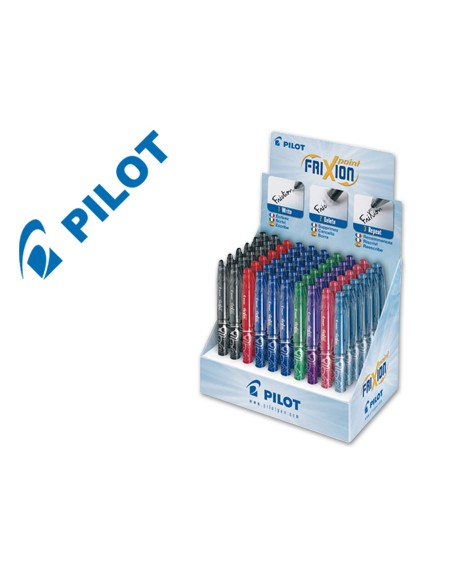 Boligrafo pilot frixion punta de aguja expositor colores surtidos