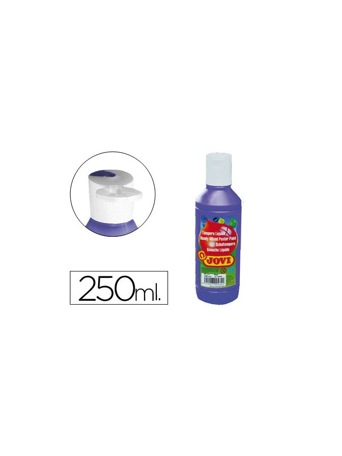 Tempera liquida jovi escolar 250 ml violeta Tempera liquida jovi escolar 250 ml violeta