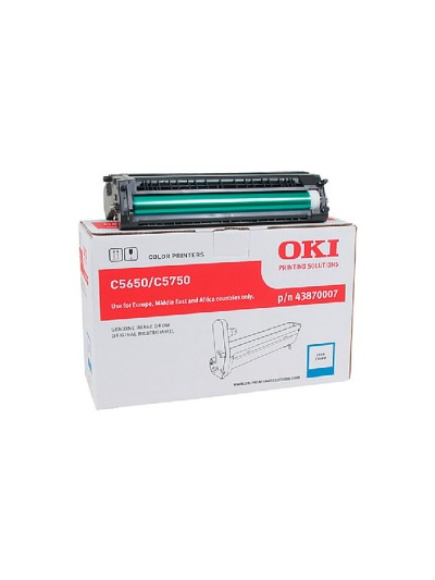 Tambor oki c5650/5750 cian 20000 paginas
