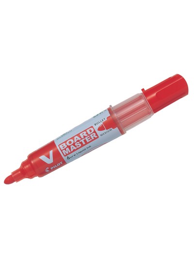 Rotulador pilot v board master para pizarra blanca rojo tinta liquida trazo 2,3mm