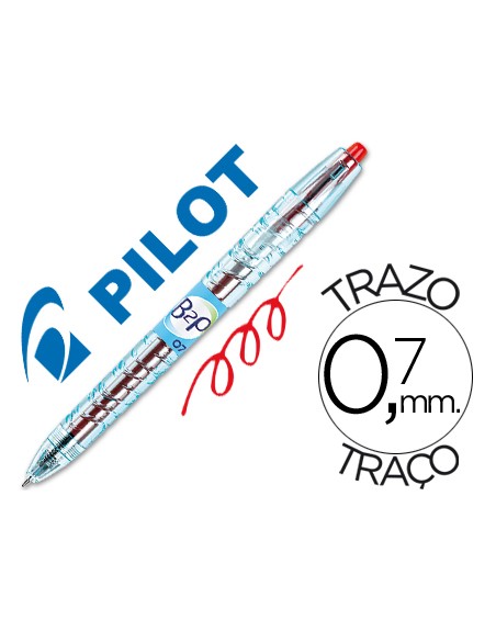 Boligrafo pilot gel b2p rojo