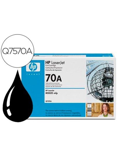 Toner hp laserjet mfp n5025/ m5035 negro -15.000pag.- 70a