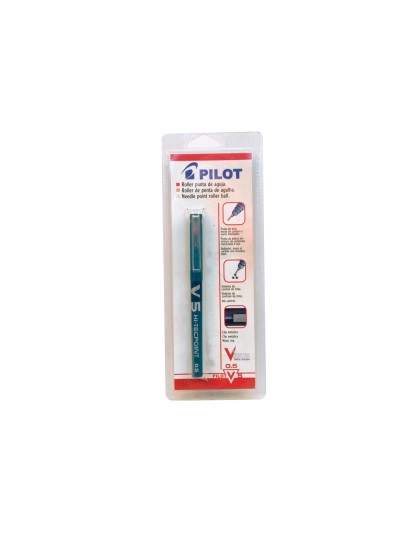 Rotulador pilot v-5 azul blister de 1 unidad