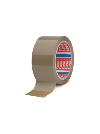 Cinta adhesiva tesa marron pp 66 mt x 50 mm para embalaje