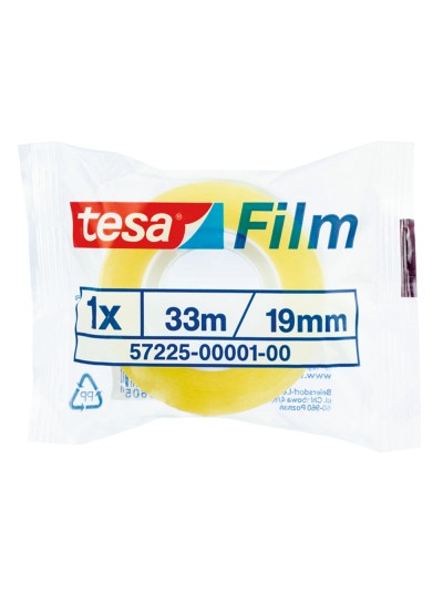 Cinta adhesiva tesa standard 33 mt x 19 mm