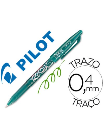 Boligrafo pilot frixion borrable verde