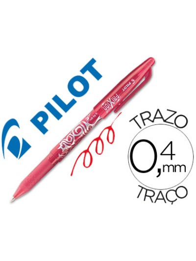 Boligrafo pilot frixion borrable rojo