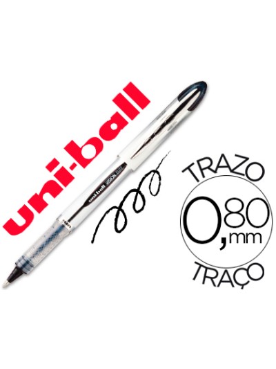 Rotulador uni-ball roller ub-200 vision negro 0,8 mm -unidad