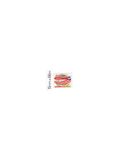 Cinta adhesiva tesa practic 66 mt x 15 mm