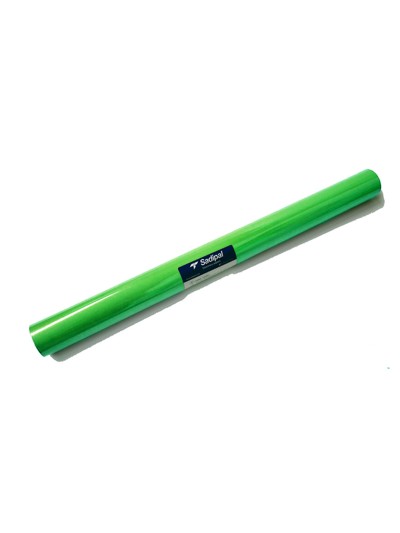 Papel charol verde rollo 25 hojas de 50x65 cm