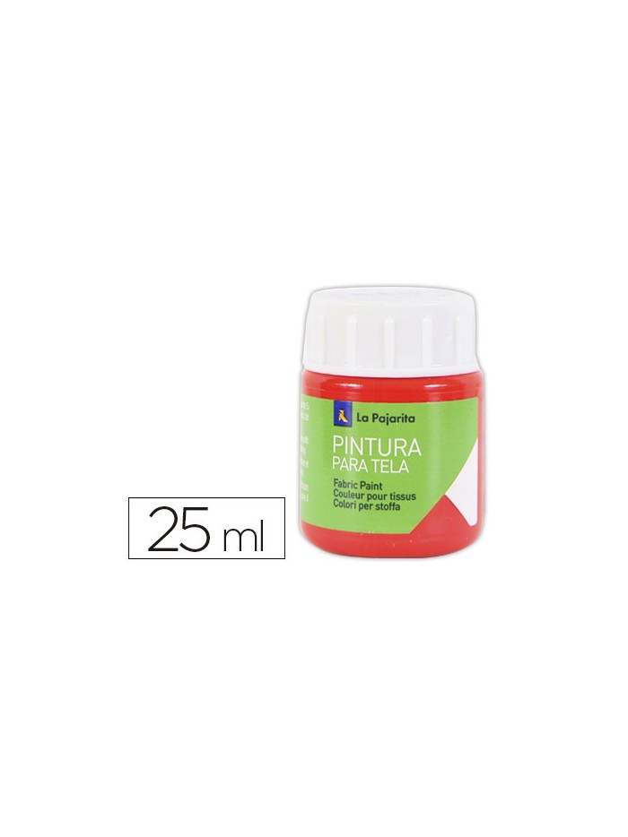 Pintura para tela la pajarita escarlata 25 ml Pintura para tela la pajarita escarlata 25 ml