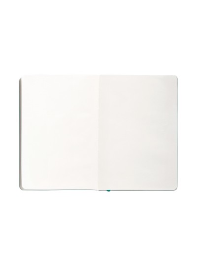 Cuaderno con gomilla antartik notes tapa blanda a5 hojas lisas turquesa 80 hojas 80 gr fsc