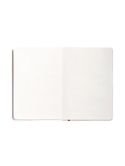 Cuaderno con gomilla antartik notes tapa blanda a5 hojas lisas burdeos 80 hojas 80 gr fsc