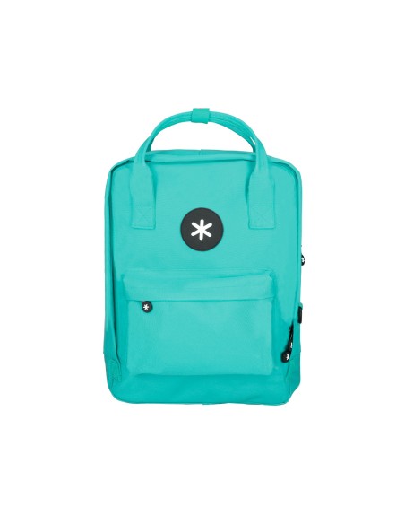 Cartera antartik mochila 2 asas y bolsillos exteriores menta 300x115x390 mm