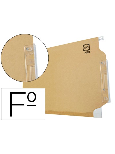 Carpeta colgante gio folio 50200 visor lateral 365x275x355 mm