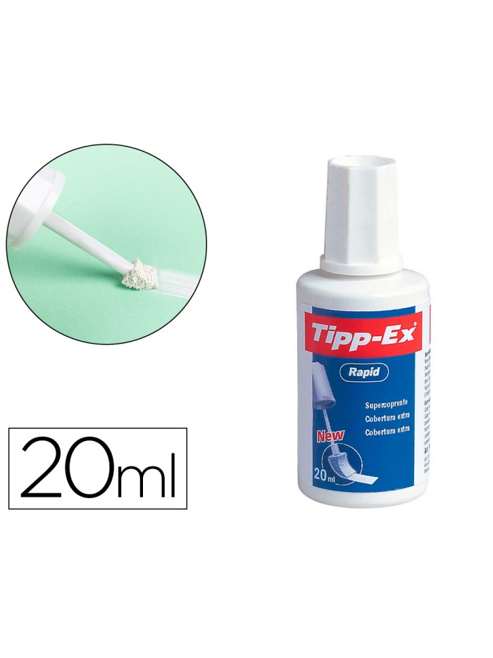 Corrector tipp-ex aplicador espuma bote 20 ml Corrector tipp-ex aplicador espuma bote 20 ml