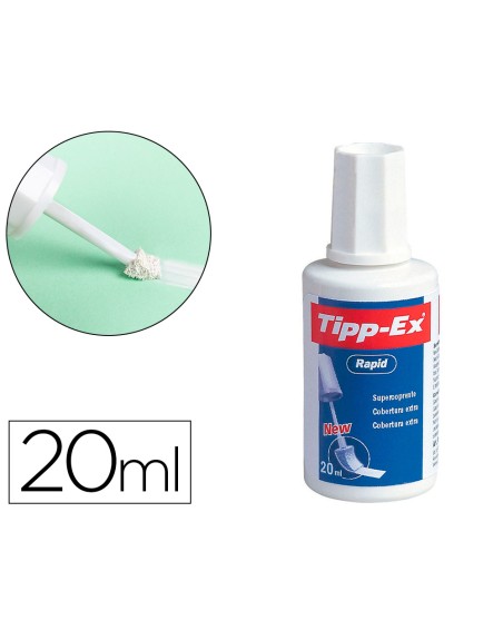Corrector tipp-ex aplicador espuma bote 20 ml