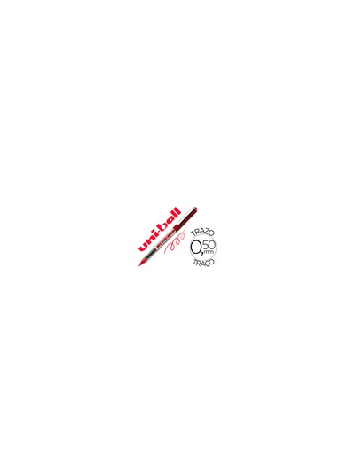 Rotulador uni-ball roller ub-150e micro eye rojo 0,5 mm unidad