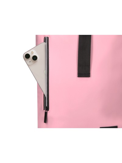 Cartera antartik mochila water proof enrollable diseño casual color rosa 480x130x280 mm