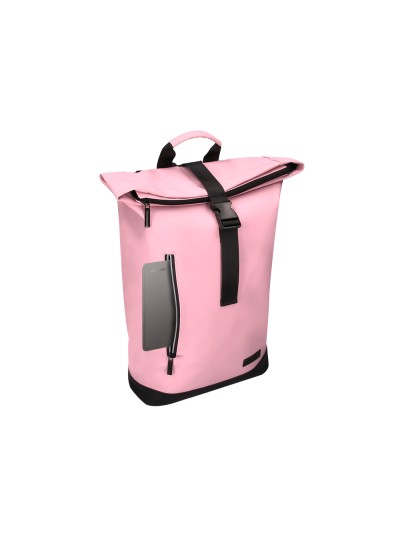 Cartera antartik mochila water proof enrollable diseño casual color rosa 480x130x280 mm