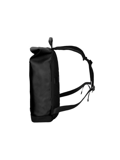 Cartera antartik mochila water proof enrollable diseño casual color negro 480x130x280 mm