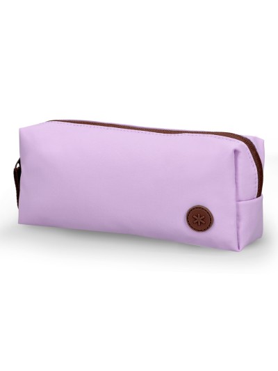 Estuche portatodo antartik 1 compartimento compañero de mochila teens morado 80 x 55 x 210 mm