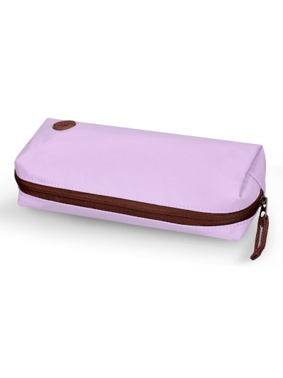 Estuche portatodo antartik 1 compartimento compañero de mochila teens morado 80 x 55 x 210 mm