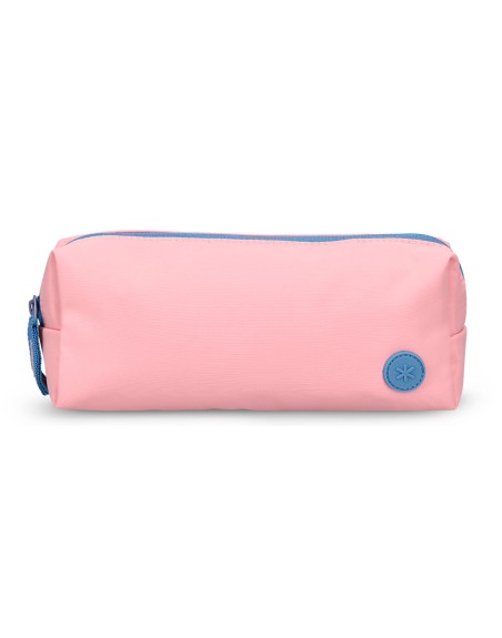 Estuche portatodo antartik 1 compartimento compañero de mochila teens rosa 80 x 55 x 210 mm