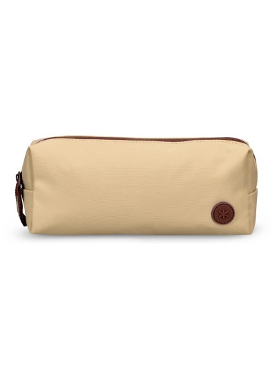 Estuche portatodo antartik 1 compartimento compañero de mochila teens beige 80 x 55 x 210 mm