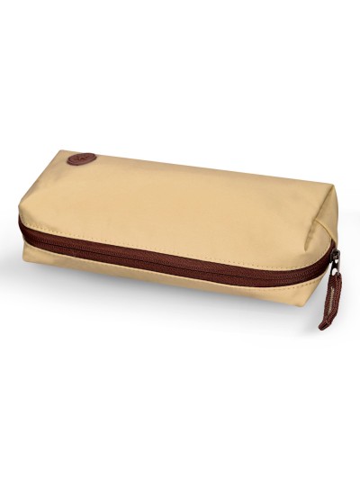 Estuche portatodo antartik 1 compartimento compañero de mochila teens beige 80 x 55 x 210 mm