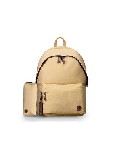 Mochila antartik teens 20l compartimento para portatil color beige 420 x 160 x 300 mm
