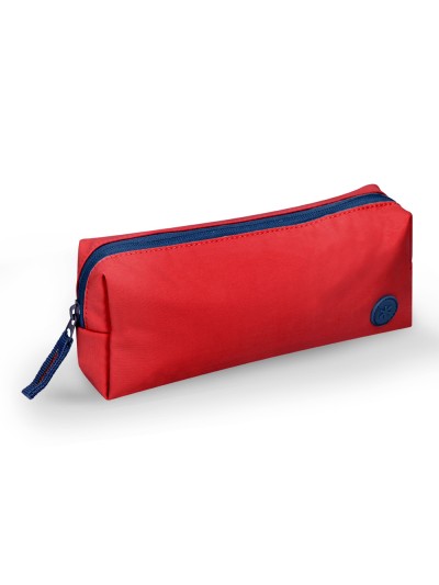 Estuche portatodo antartik 1 compartimento compañero de mochila teens granate 80 x 55 x 210 mm