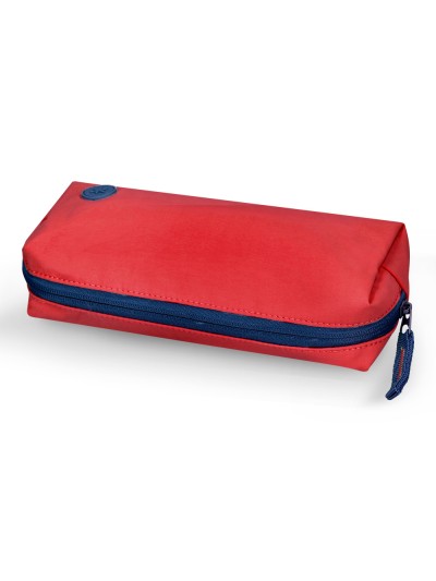 Estuche portatodo antartik 1 compartimento compañero de mochila teens granate 80 x 55 x 210 mm