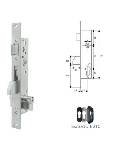 Cerradura Tesa 2210/30/3ai