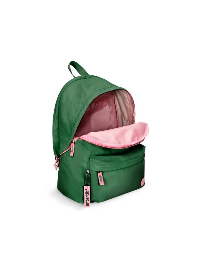 Mochila antartik teens 20l compartimento para portatil color verde 420 x 160 x 300 mm