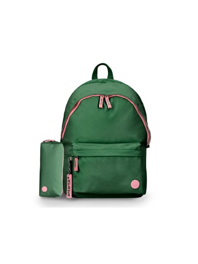 Mochila antartik teens 20l compartimento para portatil color verde 420 x 160 x 300 mm