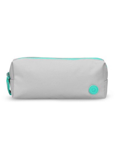 Estuche portatodo antartik 1 compartimento compañero de mochila teens gris 80 x 55 x 210 mm