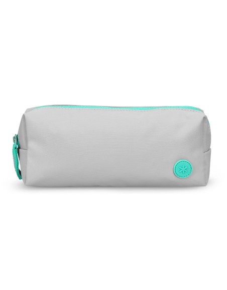 Estuche portatodo antartik 1 compartimento compañero de mochila teens gris 80 x 55 x 210 mm